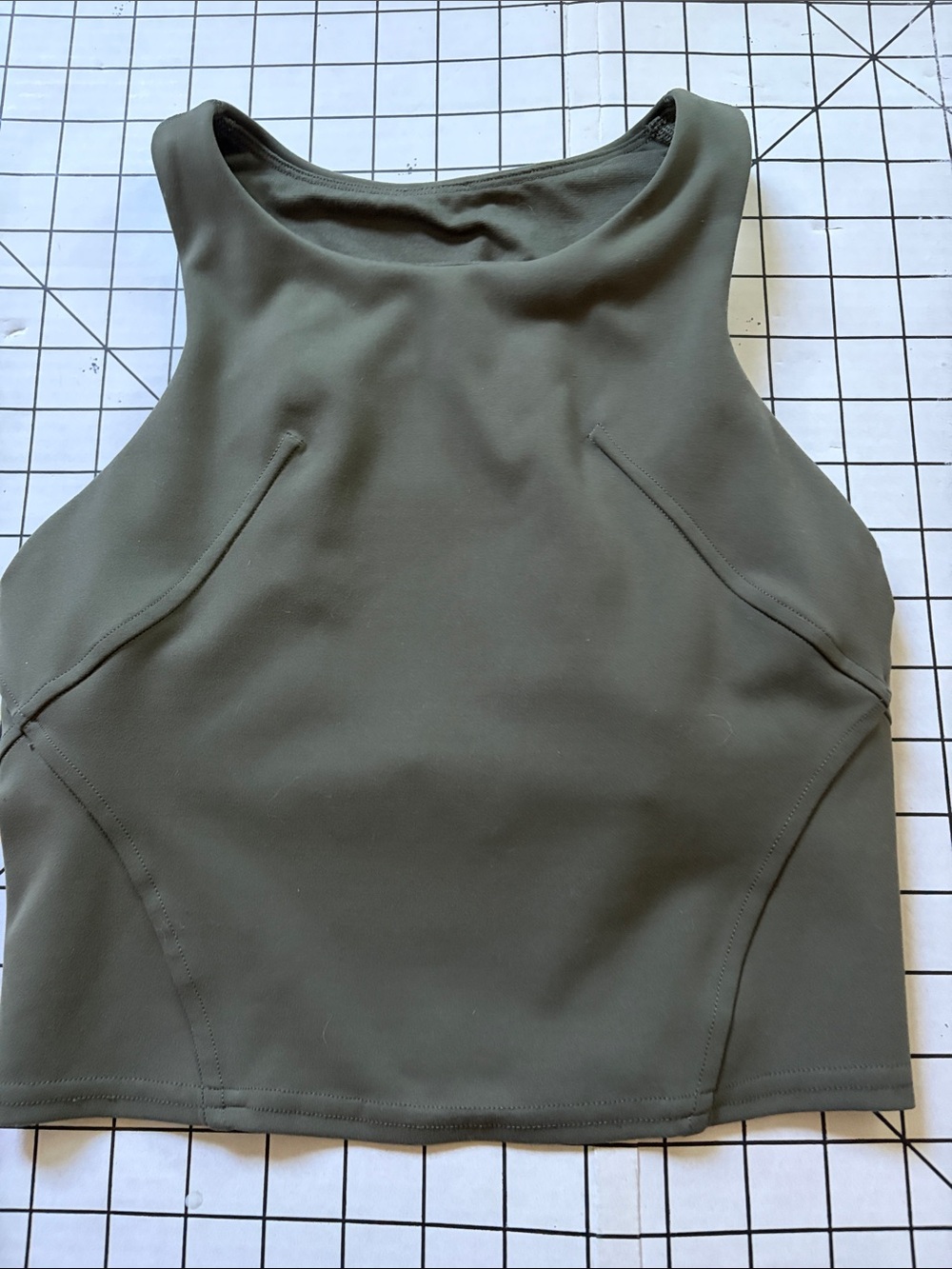 lululemon athletica High Neck Tank Top - Olive